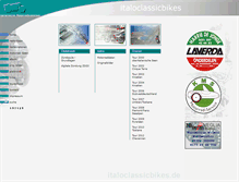 Tablet Screenshot of italoclassicbikes.de